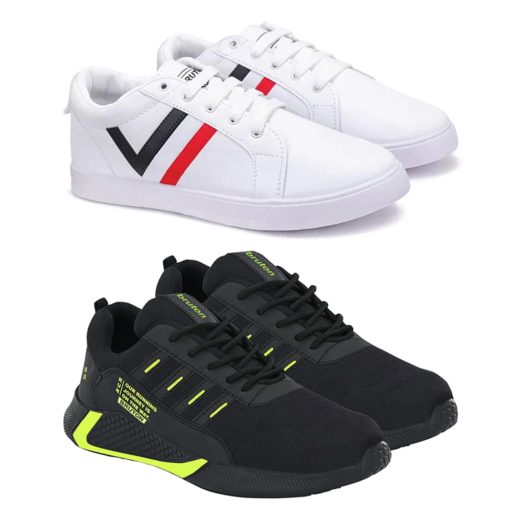 BRUTON Running Shoes PVC Sports Shoes for Mens & Boys- Size : 6 (B0D4J1G5QK) Amazon Price History, Amazon Price Tracker