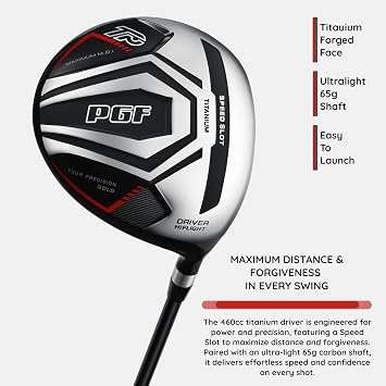 PGF Gold Tour Precision مجموعة باقات نادي الجولف الكاملة للرجال والنساء