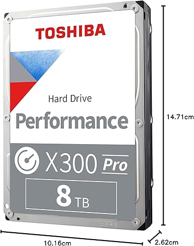Miniatura 24 de Toshiba X300 PRO 14TB Alto Rendimiento de Carga de Trabajo para Profesionales Creativos Disco Duro Interno de 3.5 Pulgadas - Hasta 300 TB/año Tasa