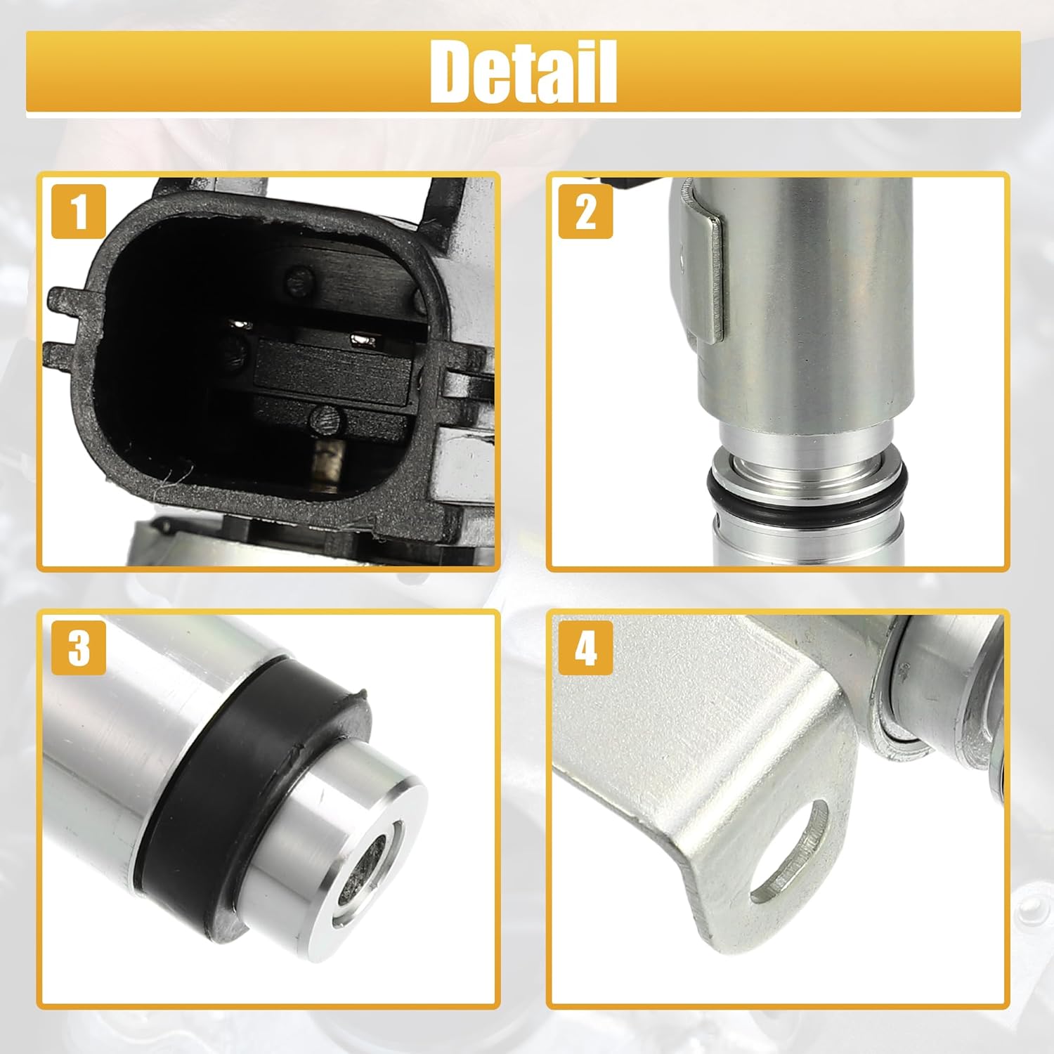 uxcell Variable Valve Timing Solenoid VVT for Volvo S60 2011-2016 Engine Camshaft Oil Control Valve No.36002690