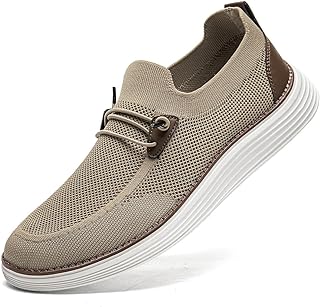 CAIQDM Comfortable Non-Slip Shoes for Men Casual Walking Shoes Casual Shoes Retro Fashion Lightweight Breathable Jogging S…
