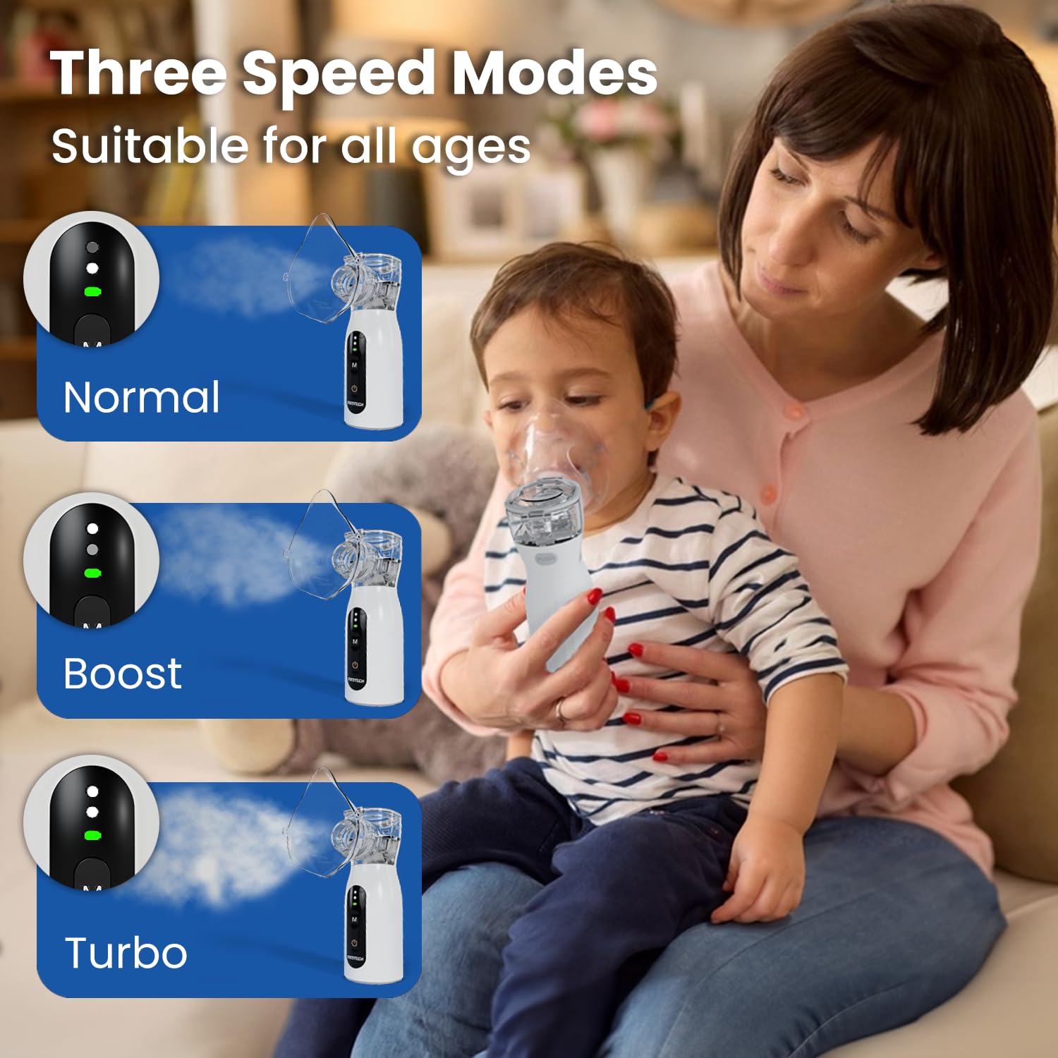 Medtech® Handyneb Micro-02 premium portable Aries Nebulizer Machine for adults and children. Silent Mist Inhaler | USB Type-C rechargeable nebulizer for children and travel use. Compact, light Medtech® Handyneb Micro-02 premium portable Aries Nebulizer Machine for adults and children. Silent Mist Inhaler | USB Type-C rechargeable nebulizer for children and travel use. Compact, light