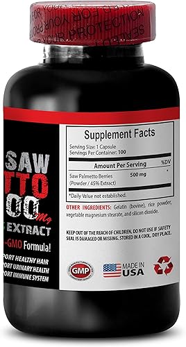 Miniatura 4 de Saw Palmetto - Extracto de Saw Palmetto 500MG - Saw Palmetto para mujeres pérdida de cabello - Suplementos herbales de palma enana americana para