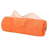 MEEDEE Orange Deco Mesh 10 Inch Rolls Halloween Mesh Orange Mesh Ribbon for Wreaths, Christmas Tree, Garland, Staircase, Mailbox, Centerpiece, Decorating and Crafts (30 Feet)