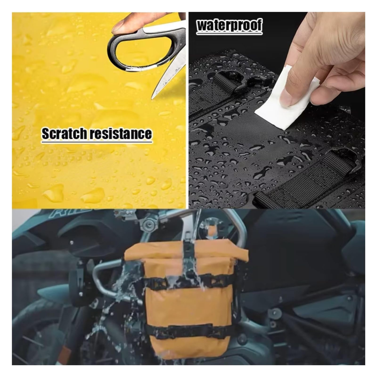 Per Moto Per CB500X Per CB400X Per CRF1000L Per Africa Per Twin Borse Laterali Paraurti Barre Di Protezione Porta Attrezzi Borsa Laterale Per Moto Borsa Laterale(arancia,Clor1)