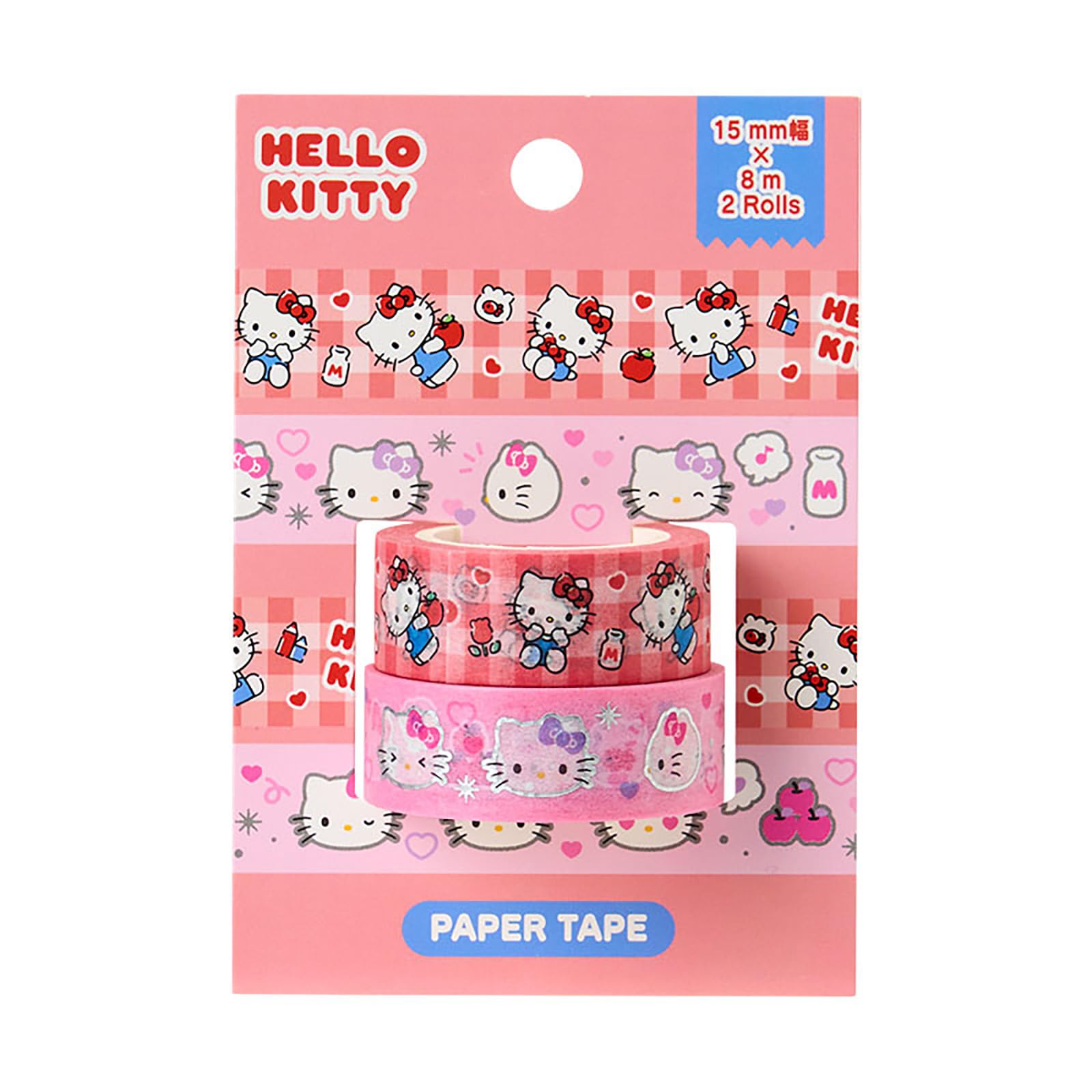 Sanrio Hello Kitty 586013 Paper Tape, Set of 2