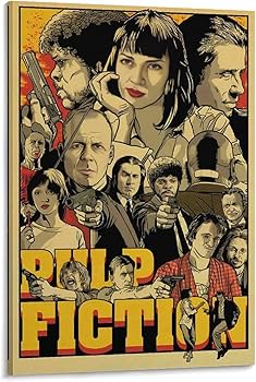 Amazon.co.jp: Pulp Fiction パルプ・フィクション 映画ポスター Amazon.co.jp: Pulp Fiction パルプ・フィクション 映画ポスター