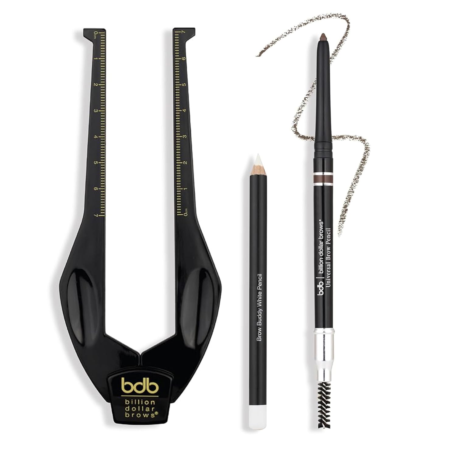 Billion Dollar Brows Brow Buddy Kit & Universal Eyebrow Pencil Set