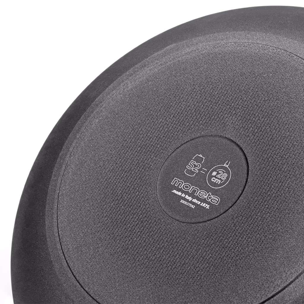 Moneta Sartén de Wok Futura, de 28 cm, Revestimiento Natural Finegres, También para Cocinas de Inducción, Fabricada en Italia