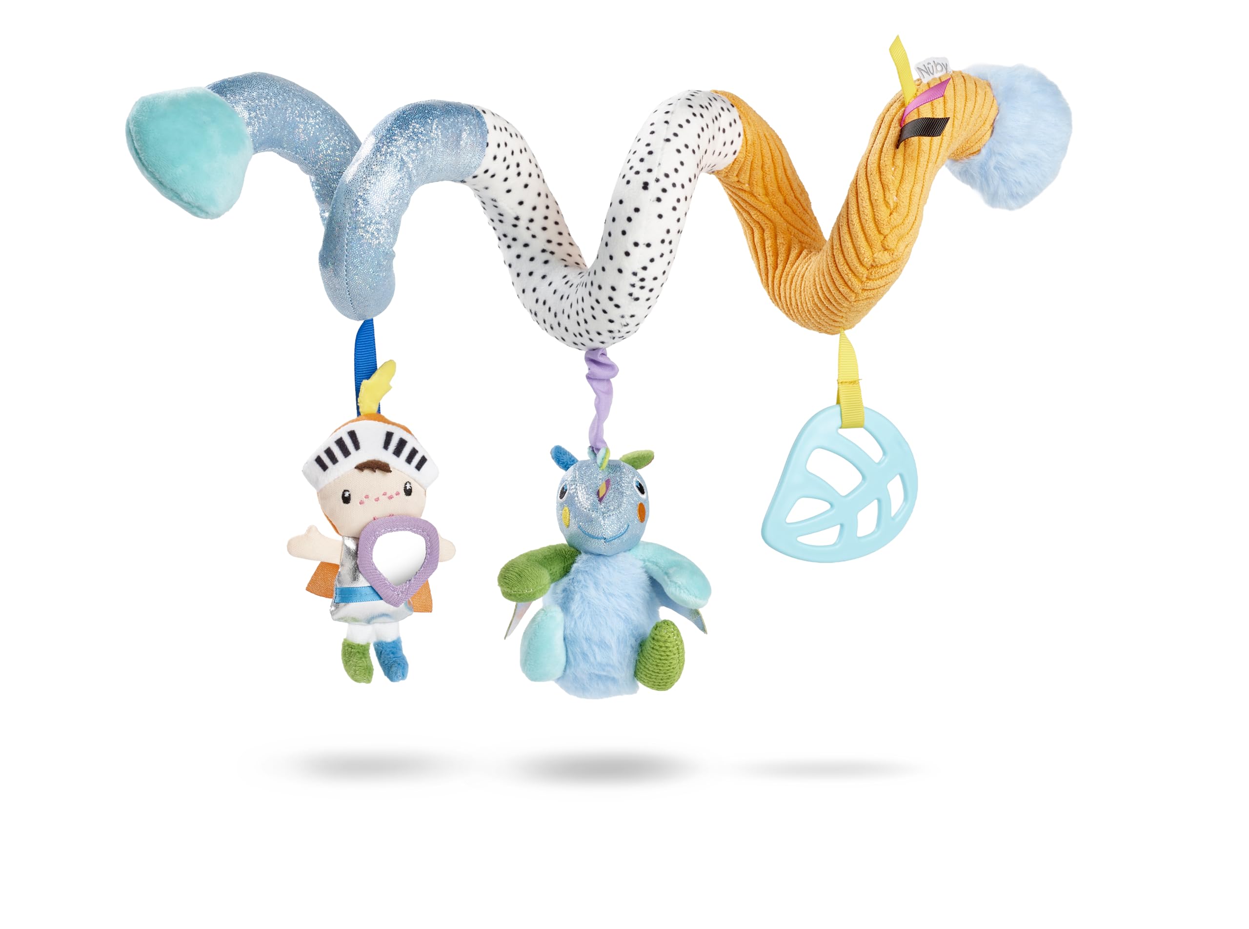 Nuby Baby Pram Spiral - Sensory Colourful Pram Toy | Early Development | Suitable from Birth (George) — image 1