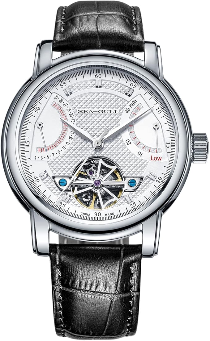 2021 Seagull Men's Watch Hollow Automatic Mechanical Watch Calendar