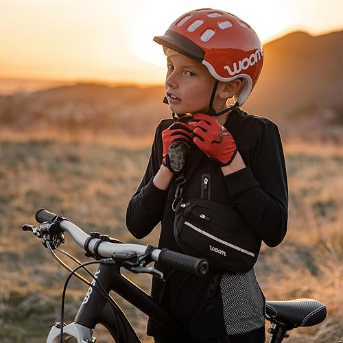 Miniatura 5 de woom TENS - Guantes de bicicleta para niños y jóvenes, protección completa con agarre para ciclismo de carretera y ciclismo de montaña (niños y
