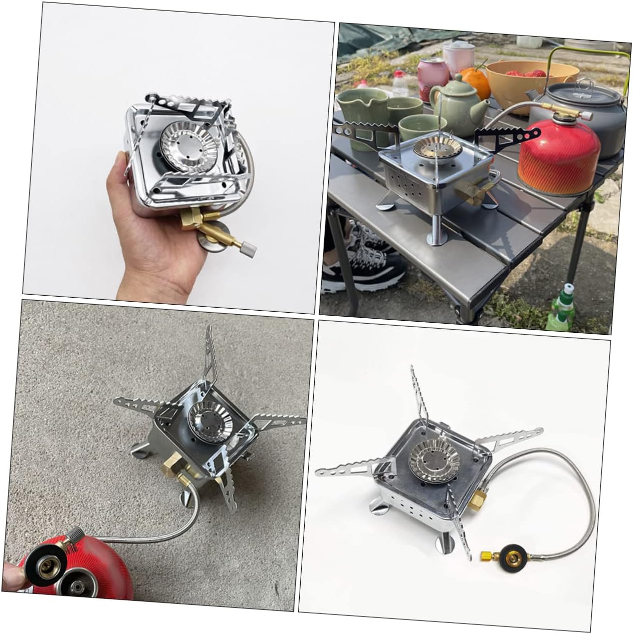Portable Camping Stove Outdoor Cooking Stove Hiking Trekking Propane Gas