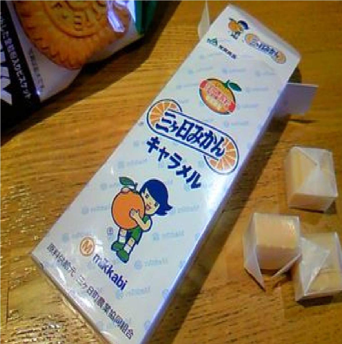 Amazon.co.jp: 三ヶ日みかん キャラメル MIKKABI 18粒x3パック 