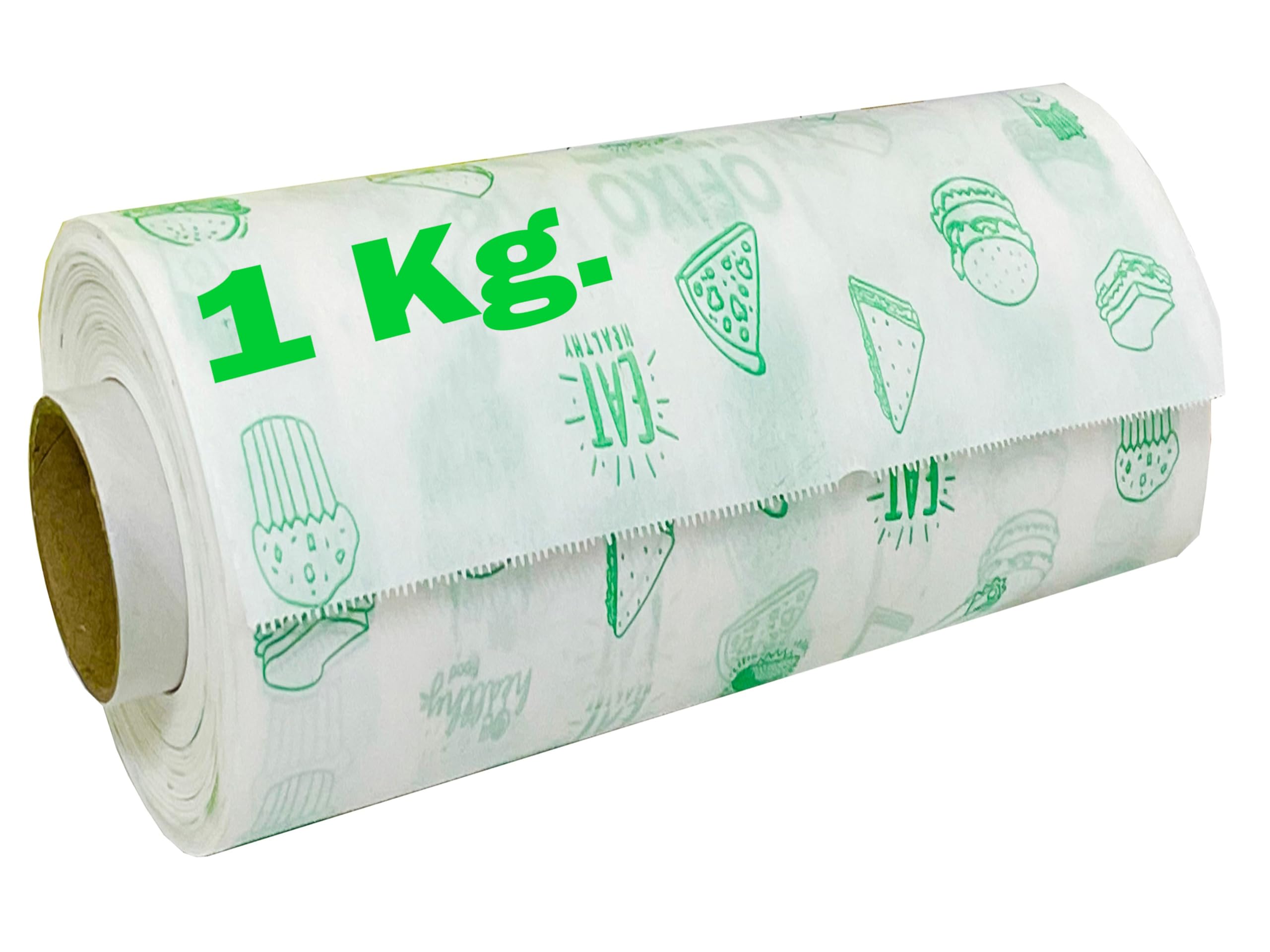 OFIXO Premium Non-Stick Butter Wrapping Paper Food Wrapping Paper Roll. Re-heatable Non Stick Paper, Oven Safe Parchment Paper Food Wrapping Paper (1 Kg.)