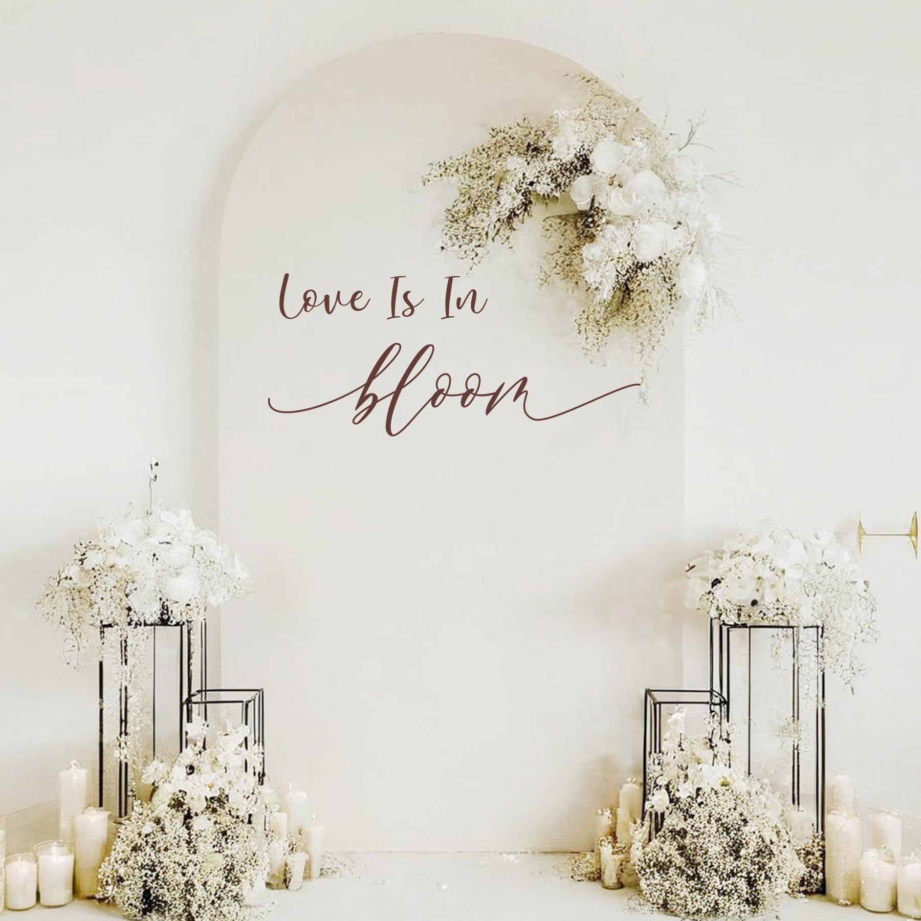 Amazon.com: Love is in Bloom Bridal Shower Decal Sign for Balloon Arch Peel  and Stick - Love in Bloom Bridal Shower Decorations,Bridal Shower Sticker  for Backdrop,Engagement Valentine Wedding Party Supplies : Home