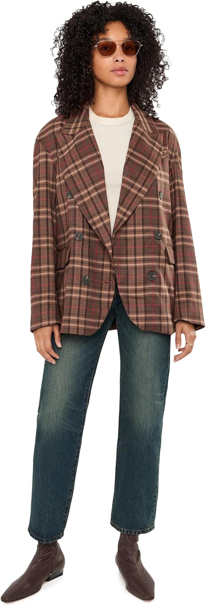 Женские пиджаки Free People Dean Double-Breasted Blazer — фото 4
