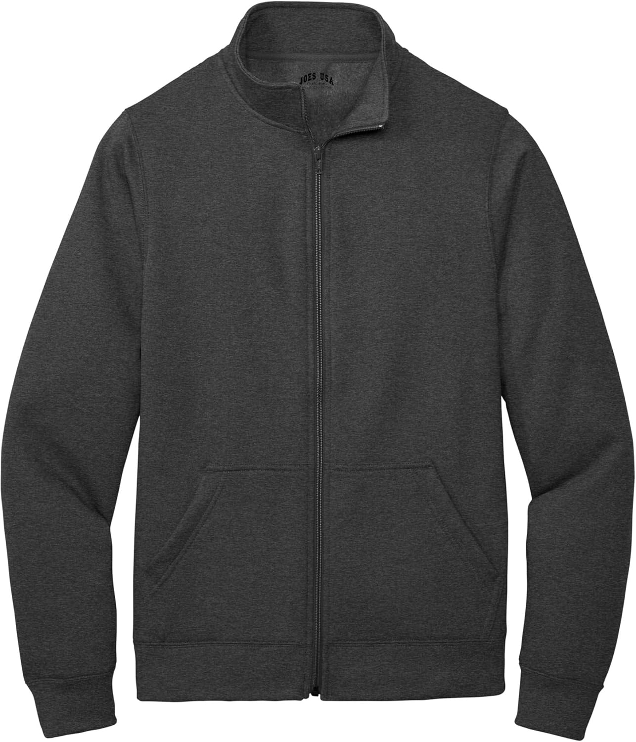 Joe's USA Men's Fleece Cadet Collar Full Zip Sweatshirts in S-4XL