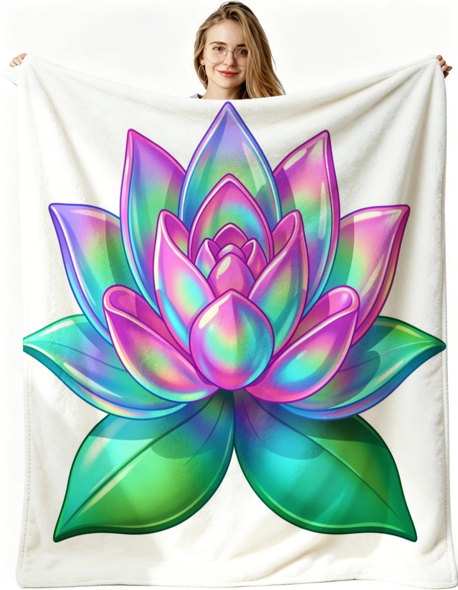 Manta Entretiempo Grande, Loto de Colores, 220x240 cm, AQ7475