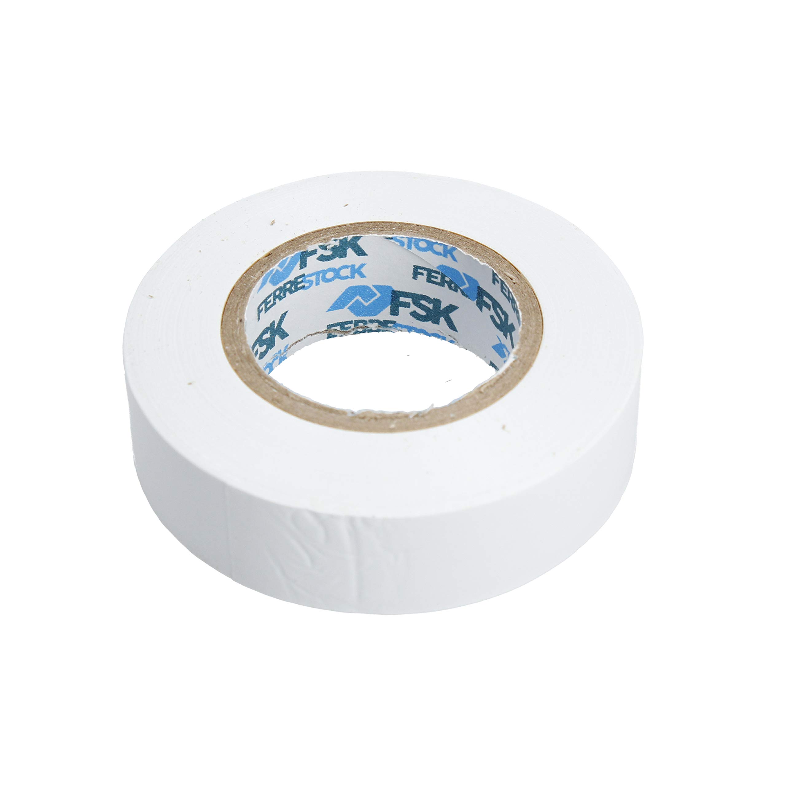 Ferrestock Fsktpv001 Taśmy Izolacyjne, Biały, 19 mm x 20 m