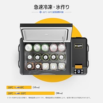 ポータブル冷蔵庫　車載冷蔵庫　29L Hill Stone 車載冷蔵庫 冷凍庫 29L 車用 ポータブル冷蔵庫 AC DC