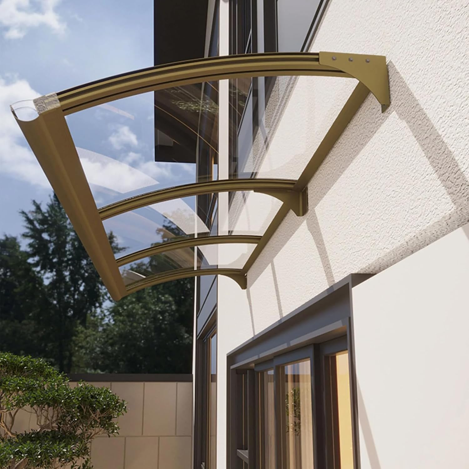 Couverture de toit pour terrasse et auvent en polycarbonate pour entrée