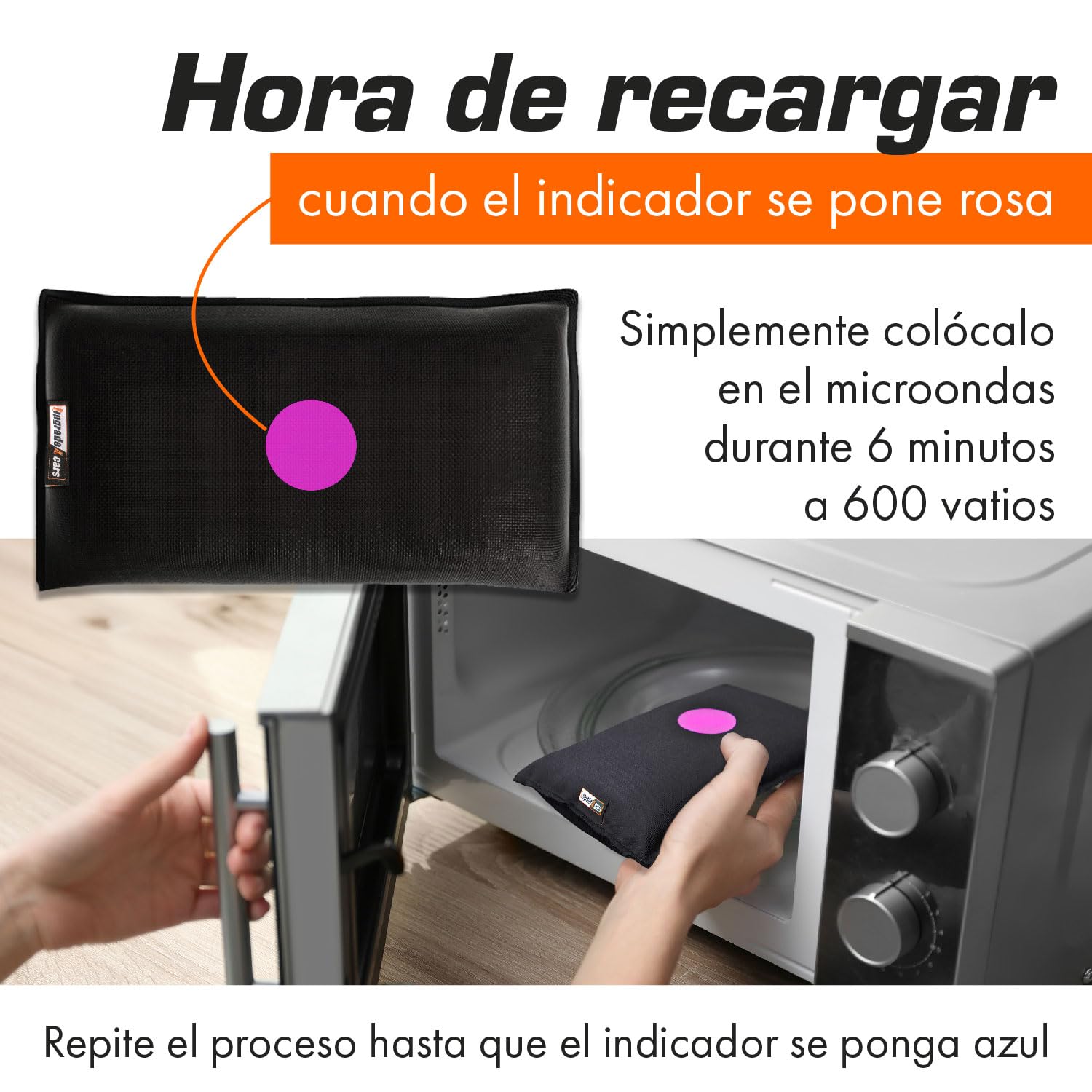 Upgrade4cars Bolsa Anti-humedad Reutilizable para Coche, Cajones 2 x 1 Kg