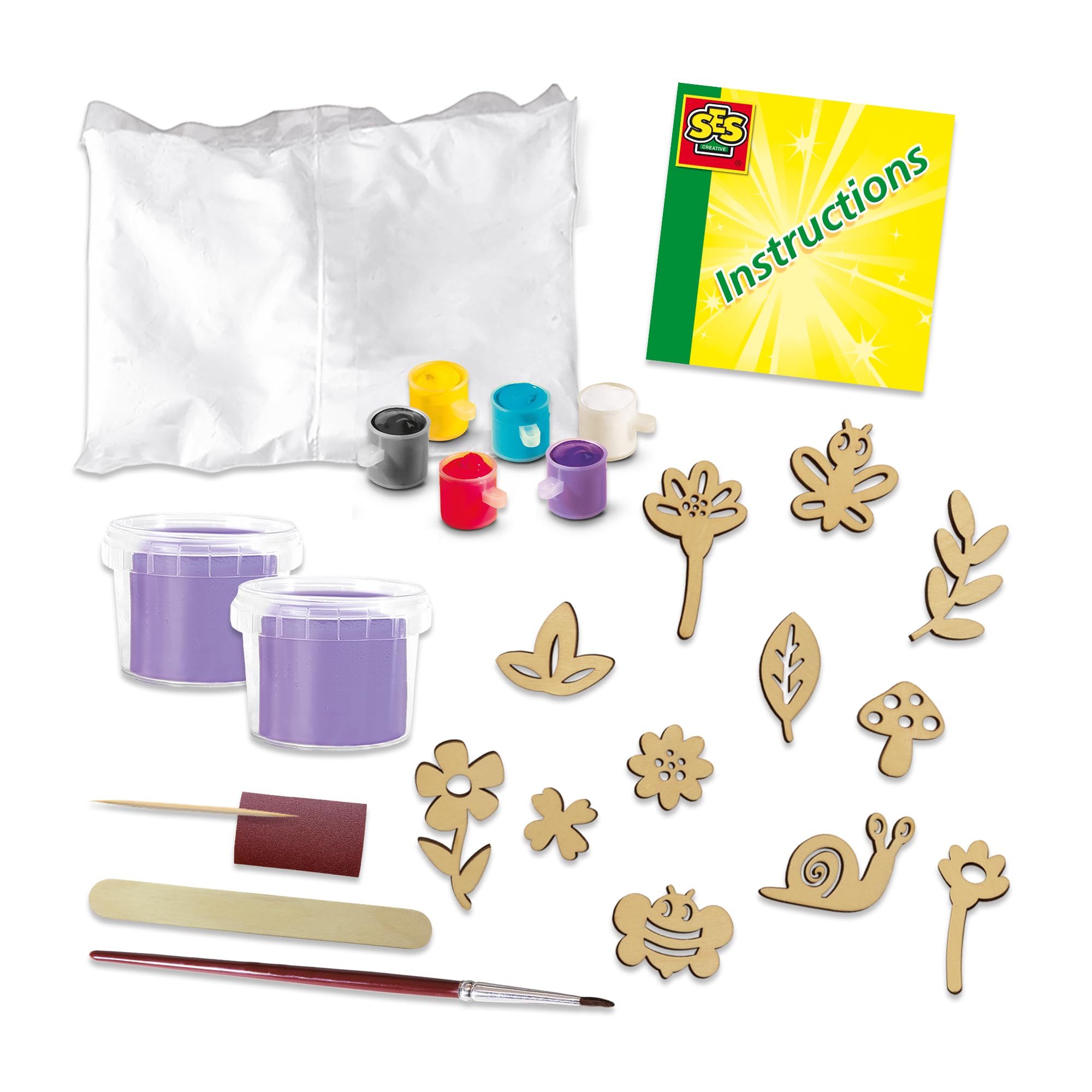 SES Creative 14036, Botanical relief casting and painting, Inspired by nature, make your own moulds with nature - Image 2