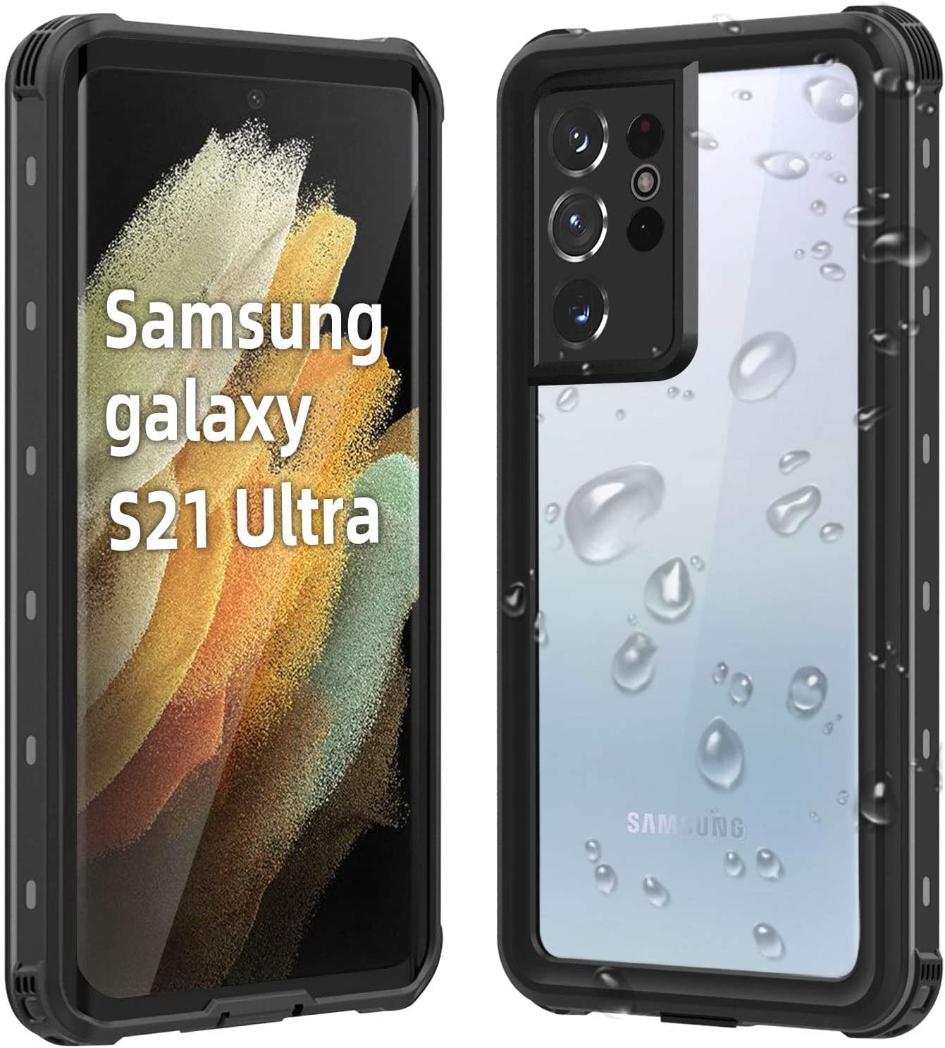 WIFORT Samsung Galaxy S21 Ultra Waterproof Case Full Body Protection