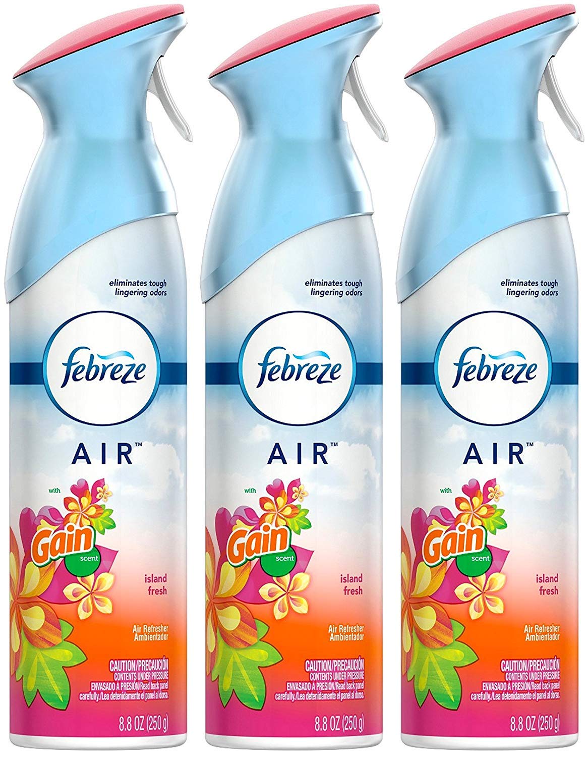 Febreze Air Freshener Spray - Gain Island Fresh - Net Wt 8 8 OZ 250 g Per Bottle