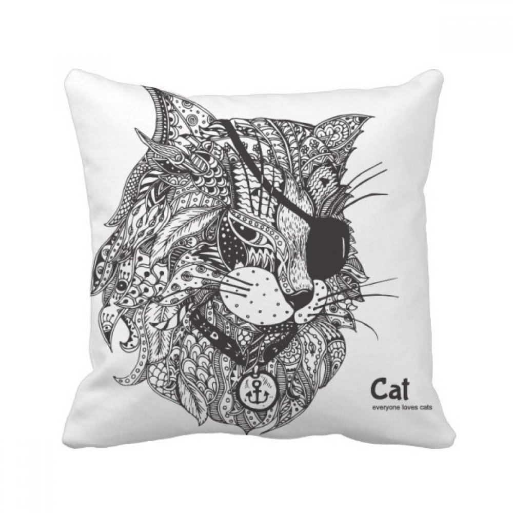 Coussin oiseau peinture vol de ligne : le cadeau de décoration idéal pour le salon