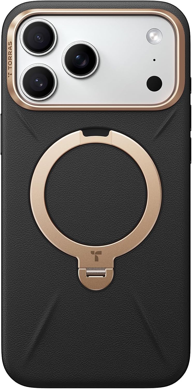 TORRAS iPhone 17 Pro Max 用 ケース【新感覚レザー・スキンタッチ】Ostand Q3 レザートーン MagSafe対応 リング スタンド 360°定点回転 縦横両対応 マグネット搭載 革 カメラコントロールボタン 米軍規格 耐衝撃 指紋防止 こくよう・ブラック Amazonで販売中 TORRAS iPhone 17 Pro Max 用 ケース【新感覚レザー・スキンタッチ】Ostand Q3 レザートーン MagSafe対応 リング スタンド 360°定点回転 縦横両対応 マグネット搭載 革 カメラコントロールボタン 米軍規格 耐衝撃 指紋防止 こくよう・ブラック Amazonで販売中