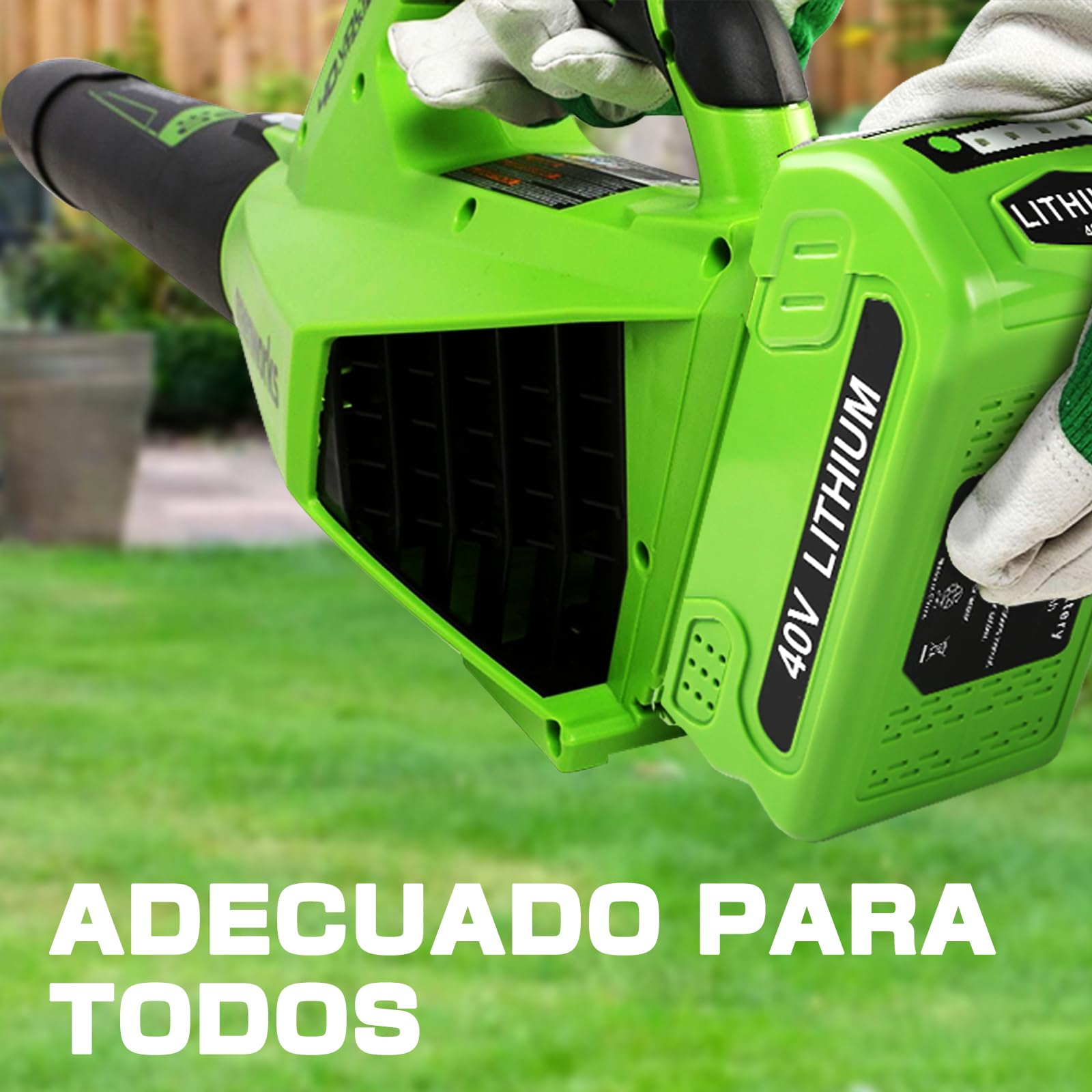 40V 2.5Ah Batería de Repuesto para batería Greenworks 40V G40B25 con Cargador 2A 40V Reemplazo para Cargador Greenworks 40V G40C