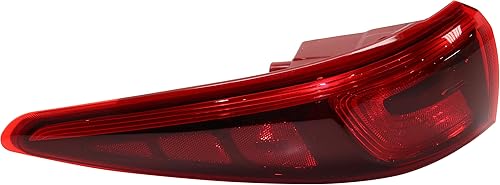 Go-Parts - Conjunto de luz trasera de repuesto para Kia Sportage 2017-2019, lado izquierdo (conductor), exterior, halógeno 2018