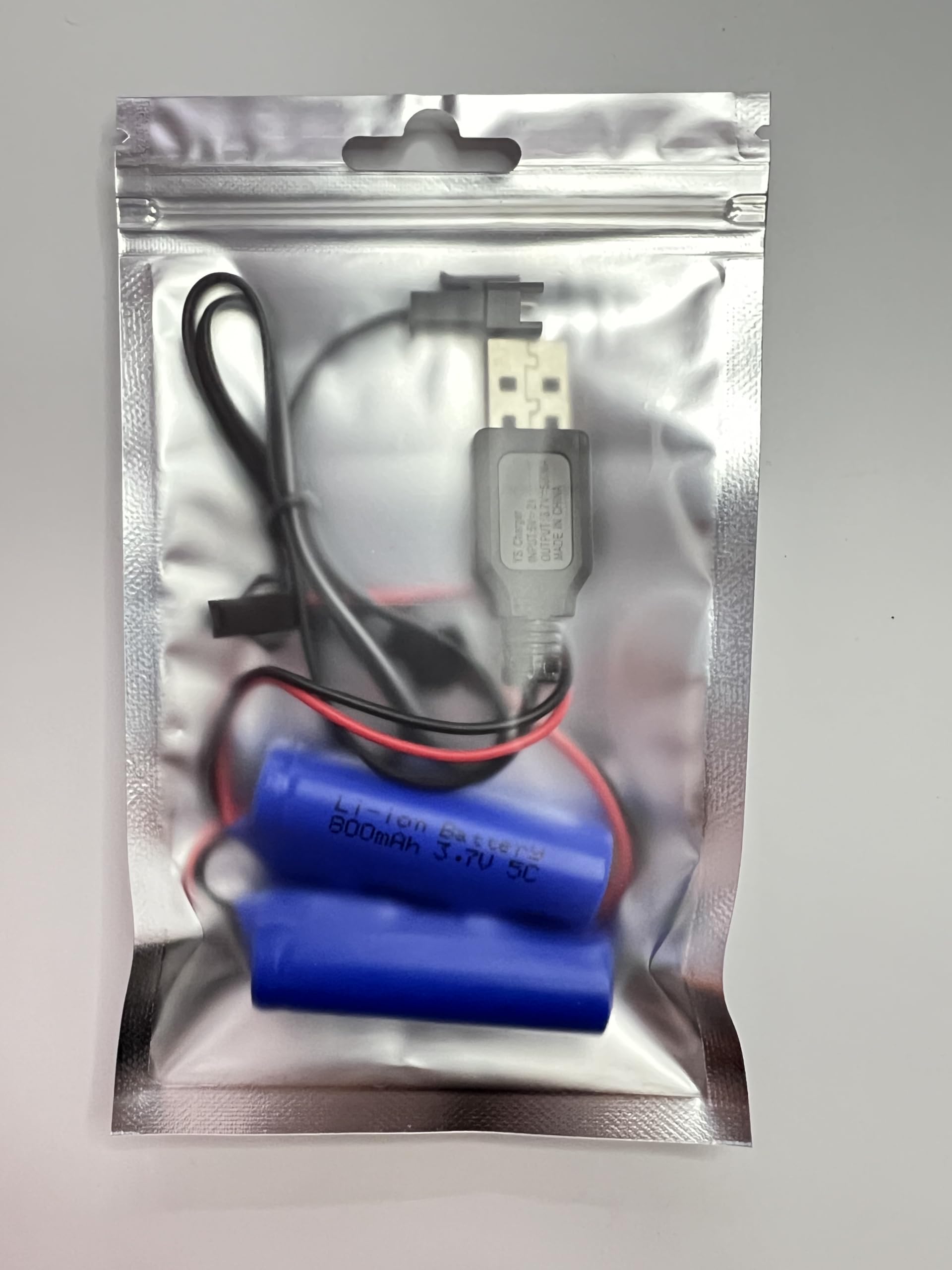 Fytoo 2PCS 3.7V 3000mAh Li-ion Battery SM-2P Plug With...