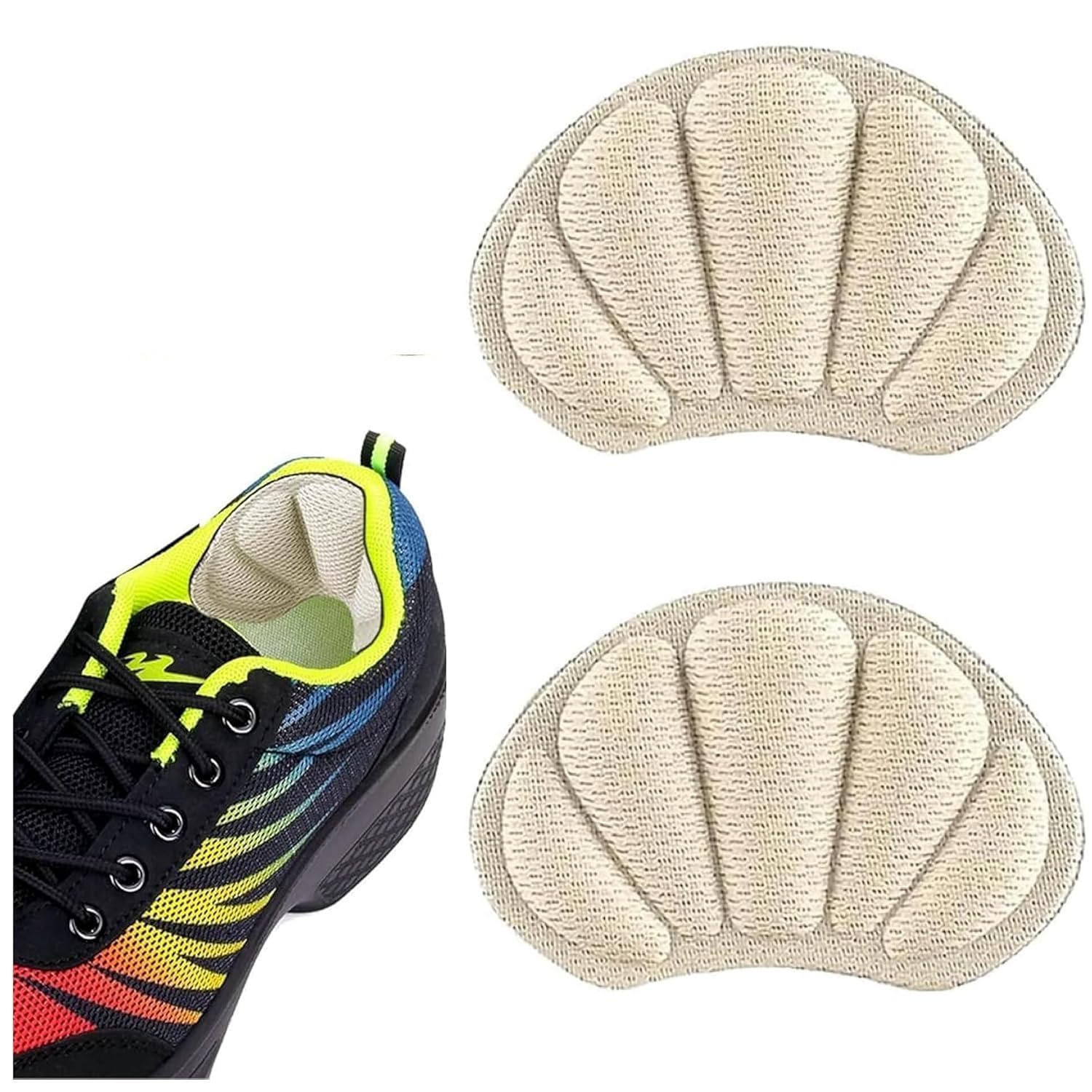 NOTYEX Back of Heel Inserts Cushion Pads Heel Grips Liner Shoe Insoles for Loose Sneaker, Shoes & Boots Heel Protector Filler Insert Pads, Too Big Boots, Improve Shoe Fit and Comfort For Men Women (Pair Of 1)-image-49