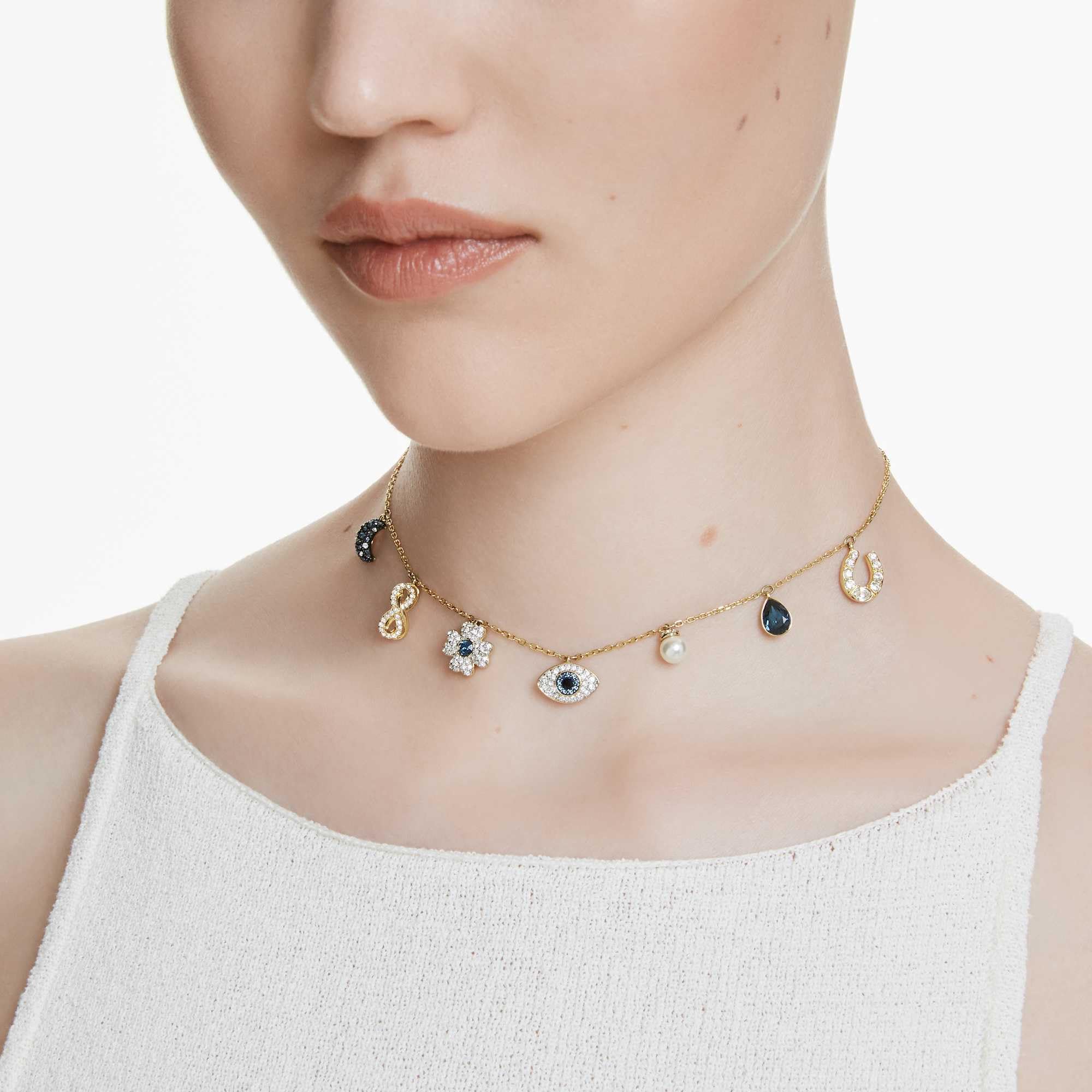 Swarovski Gargantilla Symbolica 5692164 tono oro