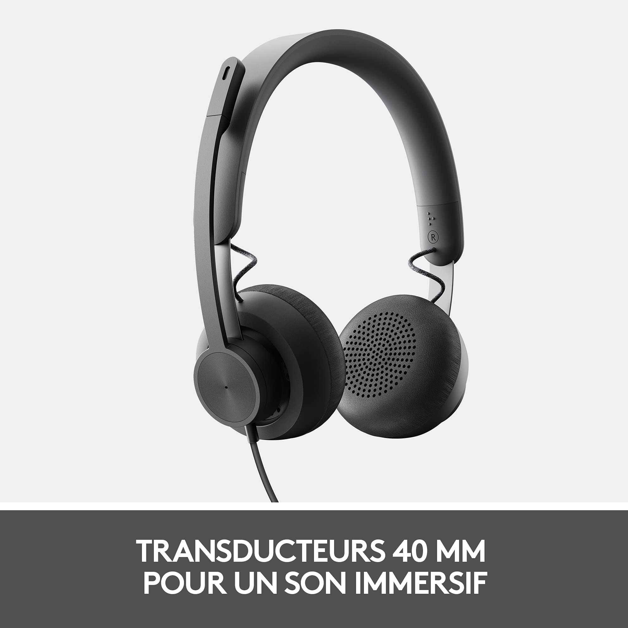 Logitech Zone 750 Casque Micro Filaire Over-Ear