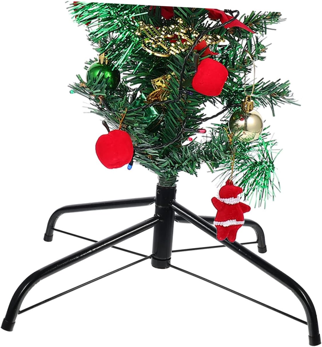 Outanaya 2pcs Christmas Tree Support Brackets Sturdy Metal Holders for Artificial Trees Easy to Install Holiday Displays