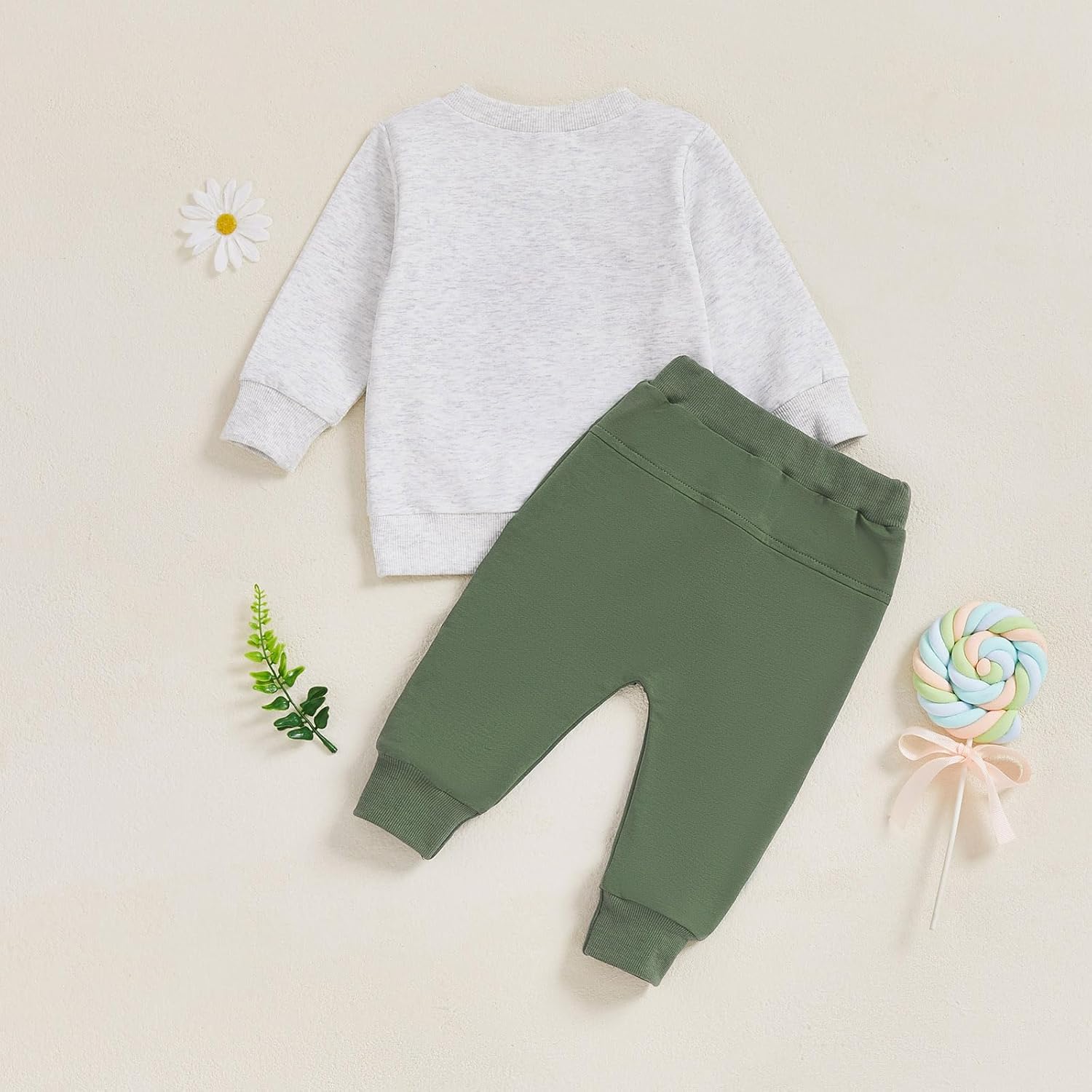 CIYCUIT Baby Boy Outfits Embroidered Sweatshirt Pants Set Fall Winter Clothes - Image 7