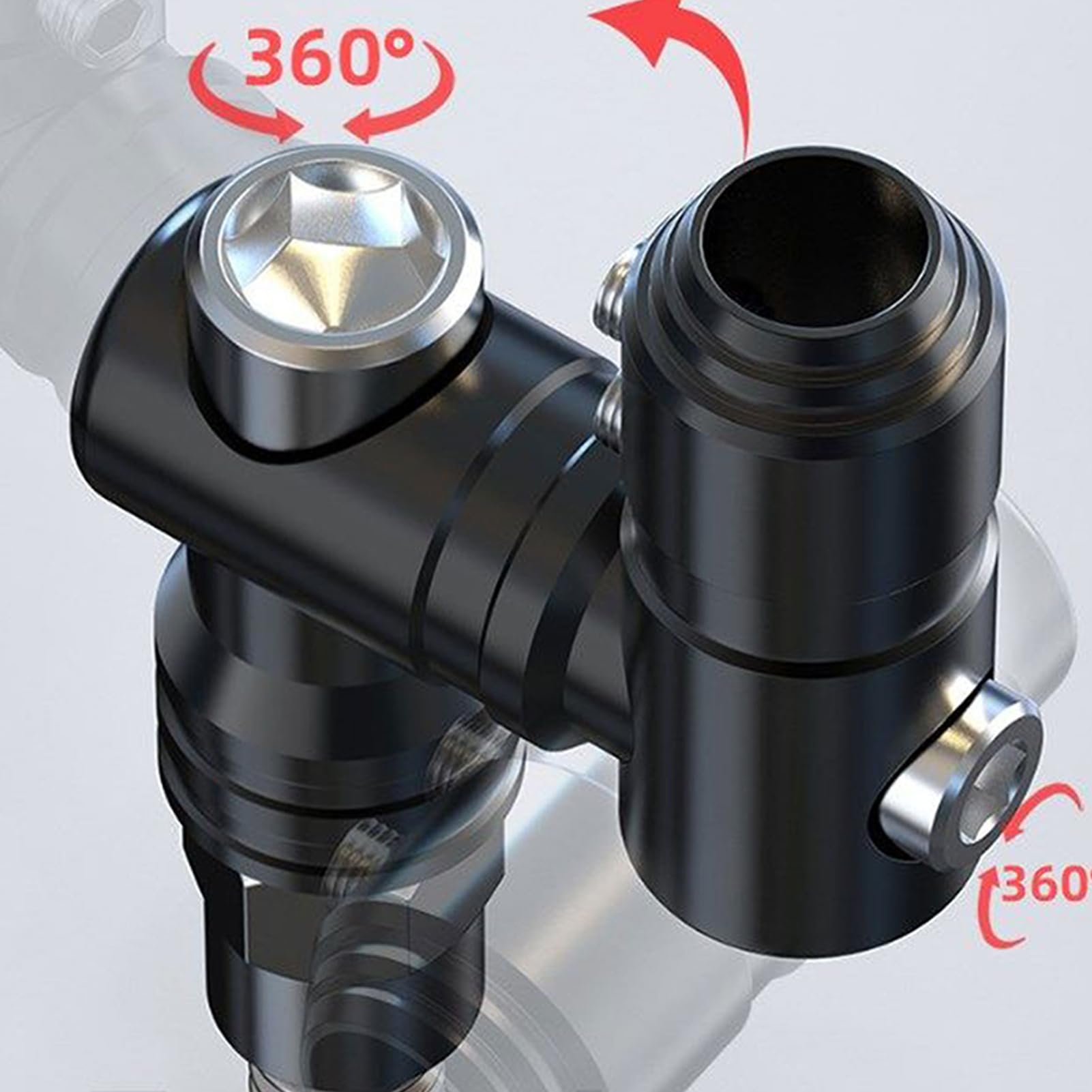 Estensori per Specchietti Moto - Estensione Specchietto Retrovisore per Moto - per Motociclette da Campeggio, Ciclismo, Uomo, Attività all'Aperto, Donna e Famiglia