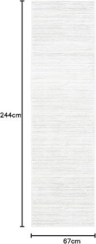 Vista 766 de SAFAVIEH Vision Collection VSN606F - Tapete de 6 pies x 9 pies, crema, moderno, ombré, no desprende pelo, fácil cuidado, para zonas de alto tráfico