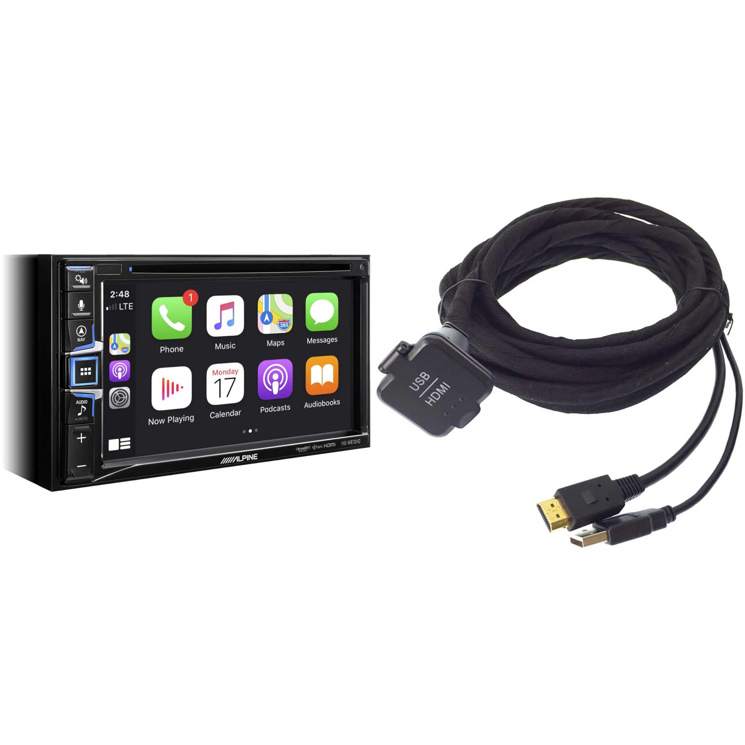 Amazon.com: Alpine INE-W970HD, KCU-315UH USB/HDMI Extension Cable