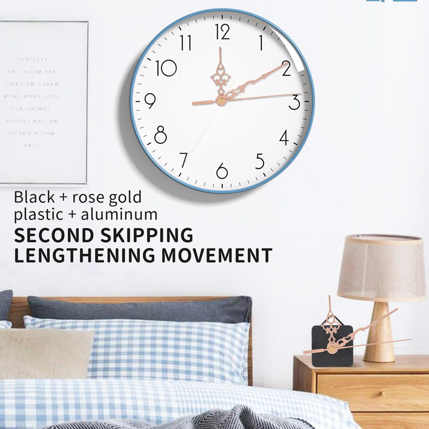 20 Pezzi 31 mm Albero Lungo DIY Meccanismo di Movimento 'Orologio al Quarzo Kit di Lancette Orologio da Parete Movimento Strumento di Riparazione Parti Accessori