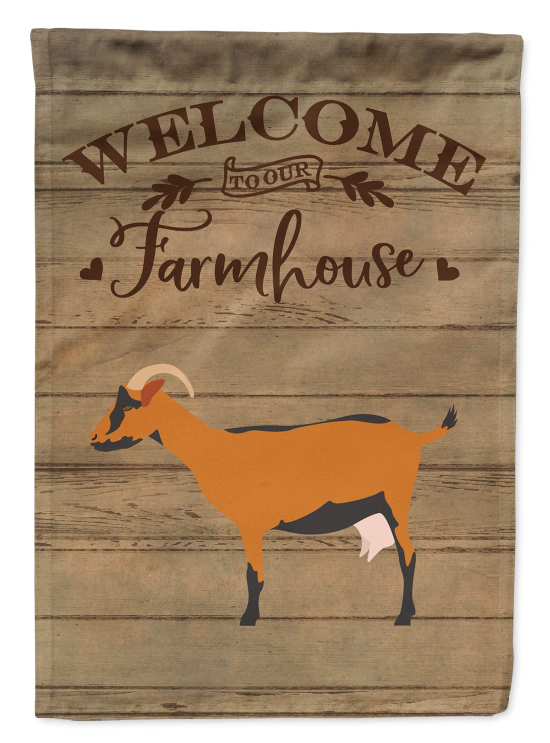 Drapeau Oberhasli Goat Welcome grand pavillon de prestige en toile de canvas