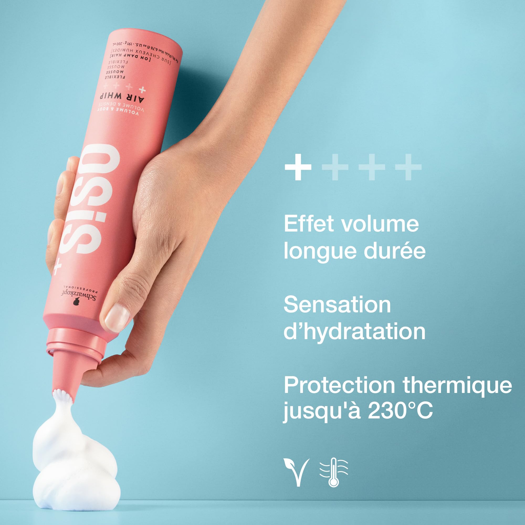 SCHWARZKOPF PROFESSIONAL Osis+ Volume & Body Air Whip 200 ml