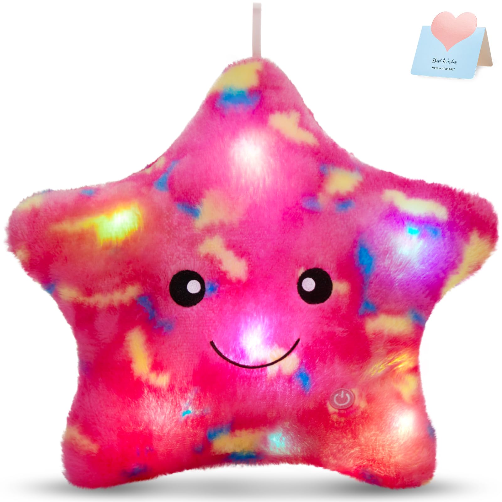 Amazon.com: WEWILL 13'' Pink Light up Twinkle Star Glowing LED
