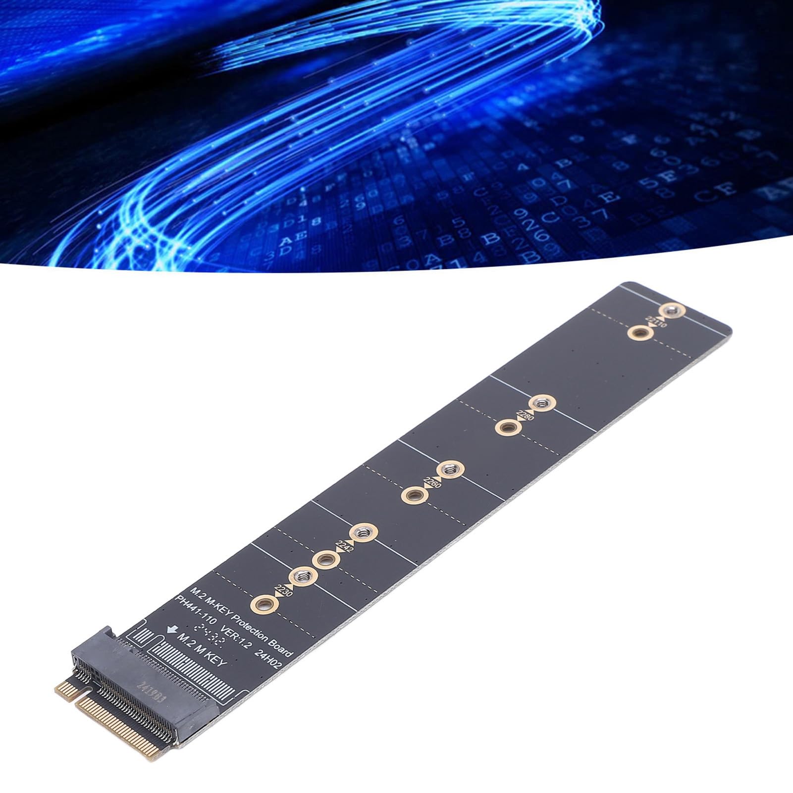 NVME M-Key M.2 Karta Adaptera PCIE PCIE, NGFF M2 NVME PCIE SSD Dysk Twardy Twardy Gold Finger Board Ochrona Karta Testowa Test Karta Testowa z 2230 2242 2260 2280 22110 SSD Dysk