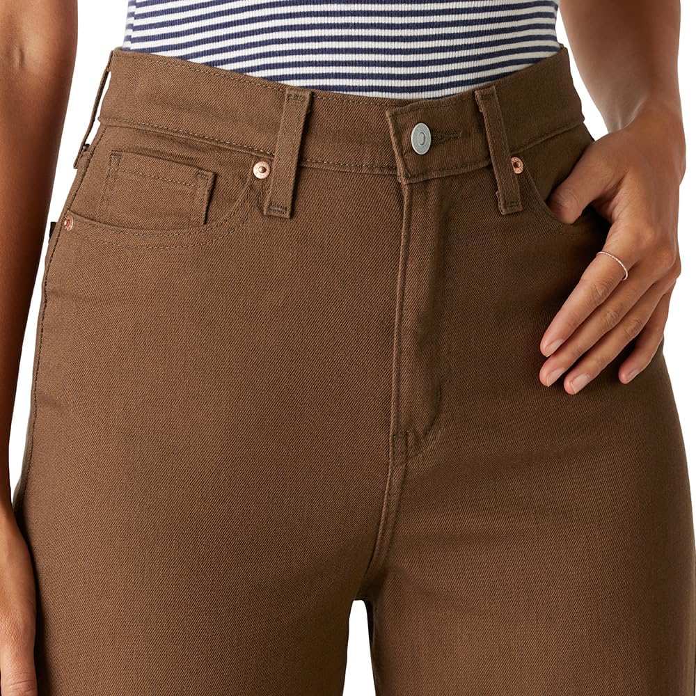 Levi Strauss Signature Gold Women's Heritage High-Rise Loose Straight Jean Pants Stretch Denim (Also Available in Plus Size) - Image 4