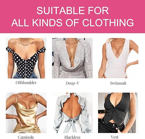 Miniatura 3 de Cinta adhesiva para levantamiento de senos, cinta adhesiva invisible transpirable para realzar y dar forma en todos los tipos de vestidos de tela,